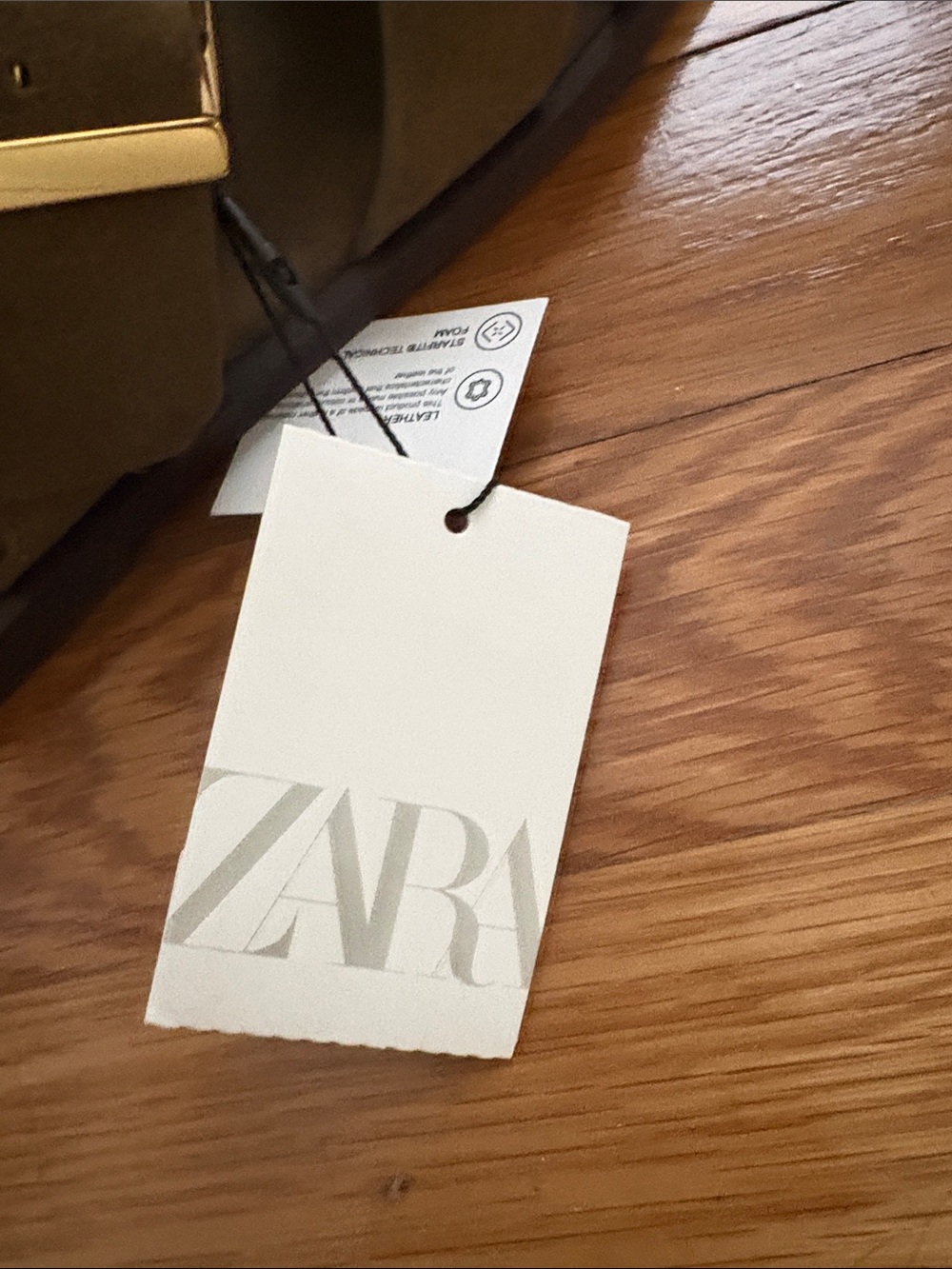 ZARA Olive Suede Crisscross Gold Buckle Sandals 37 NWT - Picture 2 of 5